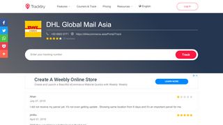
                            5. DHL ECommerce Asia Tracking - Tracktry - Https Ecommerceportal Dhl Com Portal