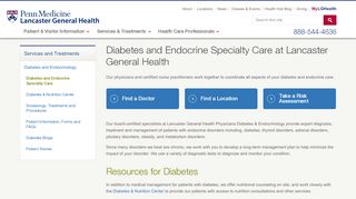 
                            2. Diabetes and Endocrine Specialty Care at Lancaster General Health ... - Lancaster Endocrinology Patient Portal