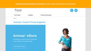 
                            1. Diabetes Supplies & Products | Animas® Insulin Pumps - Animas Estore Portal