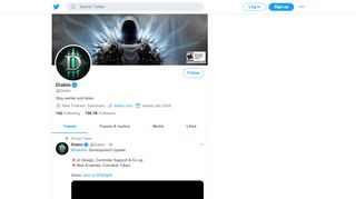 
                            6. Diablo (@Diablo) | Twitter - Diablo 3 Portal Server Status