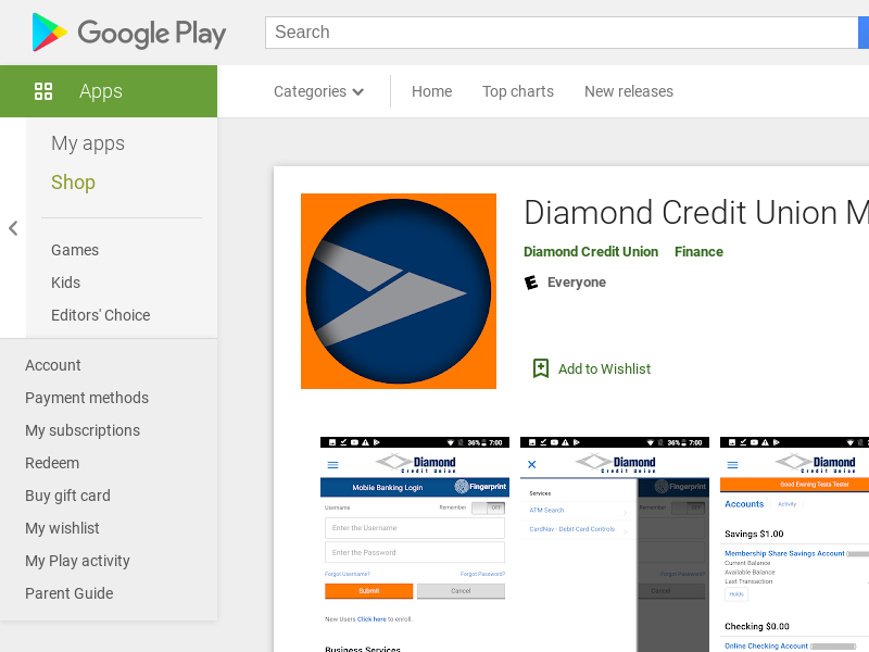 
                            5. Diamond Credit Union Mobile - Apps on Google Play