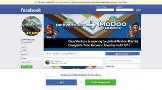 
                            7. Dice Venture - Posts | Facebook - Modoo Marble Portal