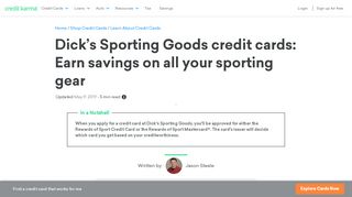 
                            8. Dick's Sporting Goods Credit Card Review | Credit Karma - Dicks Sporting Goods Rewards Login