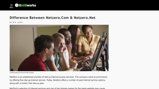
                            7. Difference Between Netzero.Com & Netzero.Net | It Still Works - Netzero Messenger Portal