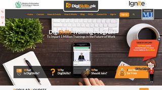 
                            8. DigiSkills Training Program - Onlinediploma Pk Portal
