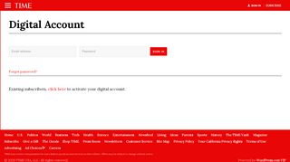 
                            8. Digital Account Login - Time - Which Magazine Portal And Password