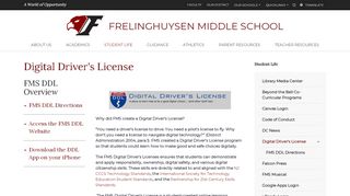
                            4. Digital Driver's License - Frelinghuysen Middle School - Student Digital Licence Portal