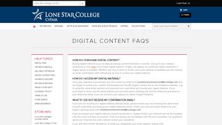 
                            7. Digital Learning Faqs | The Lone Star College Bookstore -Cy ... - Lone Star Learning Portal