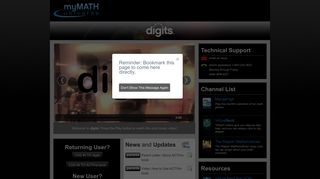 
                            5. digits on SuccessNet Plus | myMath Universe - My Math Universe Portal Digits