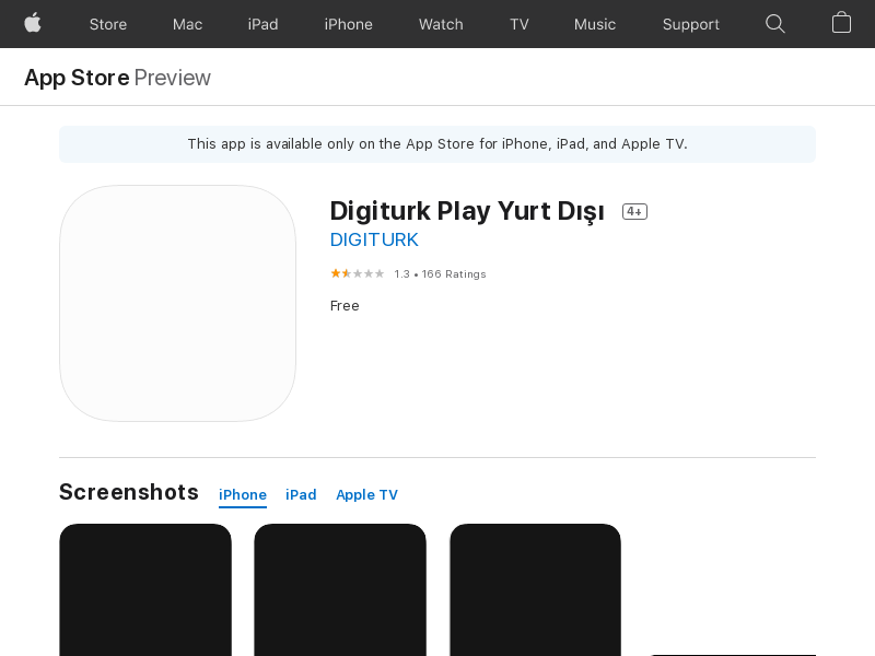 
                            7. ‎Digiturk Play Yurt Dışı on the App Store