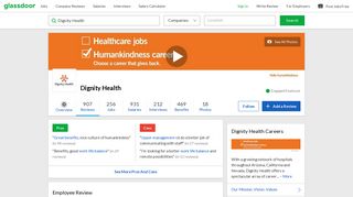
                            4. Dignity Health - By far the worse experience of my long career ... - Dignity Health Employee Portal
