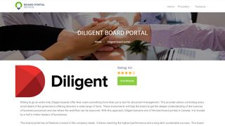 
                            5. Diligent board portal review | board-room.ca - Diligent Board Portal