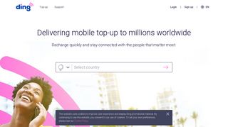 
Ding - Mobile Top-up Online - International Mobile Recharge  
