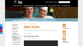
                            1. Direct Access | ITA BC - Itabc Portal
