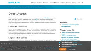 
                            3. Direct Access | Self-Service Software | Epicor | Epicor - Epicor Hris Portal