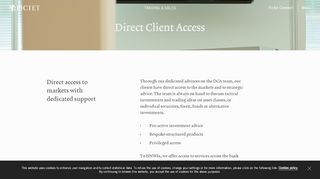 
                            4. Direct Client Access | Pictet - Pictet Portal