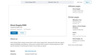 
                            8. Direct Supply DSSI | LinkedIn - Dssi Net Portal