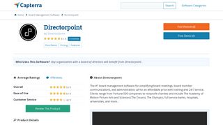 
                            7. Directorpoint Reviews and Pricing - 2020 - Capterra - Directorpoint Portal