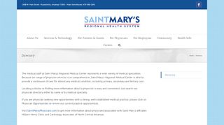 
Directory | Saint Mary's Regional Medical Center
