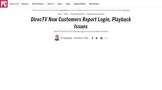 
                            7. DirecTV Now Customers Report Login, Playback Issues ... - Directv Handheld Portal