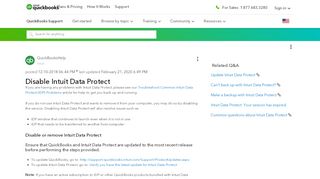 
                            9. Disable Intuit Data Protect - QuickBooks Community - Intuit Data Protect Account Portal