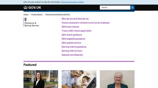 
                            7. Disclosure and Barring Service - GOV.UK - Www Disclosureservices Com Portal