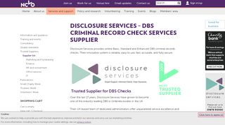 
                            8. Disclosure Services – DBS criminal record check ... - NCVO - Www Disclosureservices Com Portal