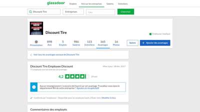Discount Tire Employee Benefit: Employee Discount  Glassdoor