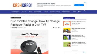 
                            5. Dish TV Plan Change: How To Change Package (Pack) in ... - Dish Tv My Dishtv Space Portal