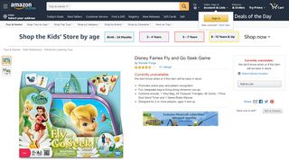 
                            4. Disney Fairies Fly and Go Seek Game: Toys ... - Amazon.com - Tinkerbell Sign Up Game