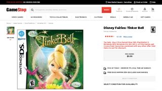 
                            6. Disney Fairies: Tinker Bell | Nintendo DS | GameStop - Tinkerbell Sign Up Game