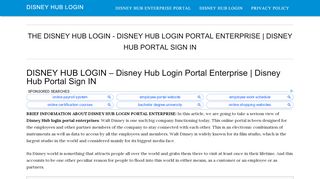 
Disney Hub Login
