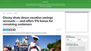 
                            7. Disney shuts down vacation savings accounts — and offers 5 ... - Disney Savings Account Portal