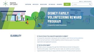 
                            3. Disney Ticket Rewards - FAQ - Points of Light - Disney Donation Request Portal