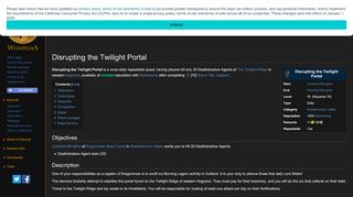 
                            2. Disrupting the Twilight Portal - Wowpedia - Your wiki guide to the ... - Disrupting The Twilight Portal