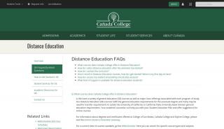 
                            8. Distance Education FAQs | Distance Education | Cañada College - Smccd Portal Email