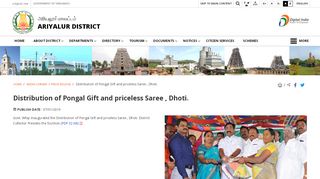 
                            7. Distribution of Pongal Gift and priceless Saree , Dhoti ... - Priceless Pongal Saree Dhoti Login