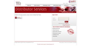 
                            2. Distributor Login - Karvy - Karvymfs Distributor Portal