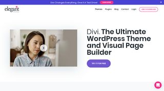 
Divi — The Ultimate WordPress Theme & Visual Page Builder  
