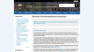 
                            5. Division of Unemployment Insurance - Maryland Department ... - Maryland Unemployment Debit Card Portal