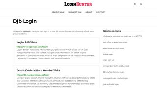 
Djb Login — One Click Access - loginhunter.com — Login Page Finder
