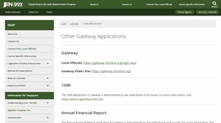 
                            8. DLGF: Other Applications - IN.gov - Https Gateway Ifionline Org Portal Aspx