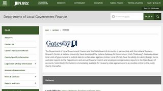 
DLGF: Overview - IN.gov
