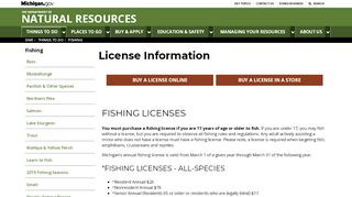 
                            5. DNR - License Information - State of Michigan - Michigan Dnr Portal