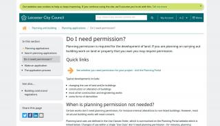 
                            4. Do I need permission? - Leicester City Council - Leicester City Council Planning Portal