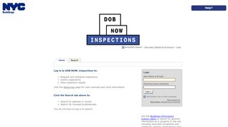 
                            5. DOB NOW: Inspections - Public Portal - NYC.gov - Bis Portal Portal