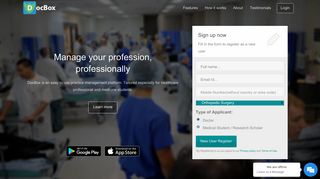 
                            8. DocBox - A Practice Management Platform for doctors - Docbox Portal