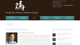 
                            7. Doctors | SBPMG - South Bay Primary Medical Group - Sbmg Patient Portal