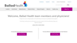 
Doctors & Team Members | Ballad Health  
