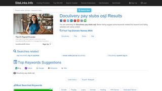 
                            6. Doculivery pay stubs osjl Results For Websites Listing - Doculivery Osjl Login
